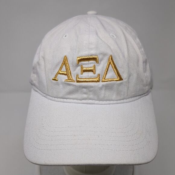 Alpha Xi Delta Good Life Slideback Hat White OS Adjustable Port & Company Cotton - Picture 2 of 8
